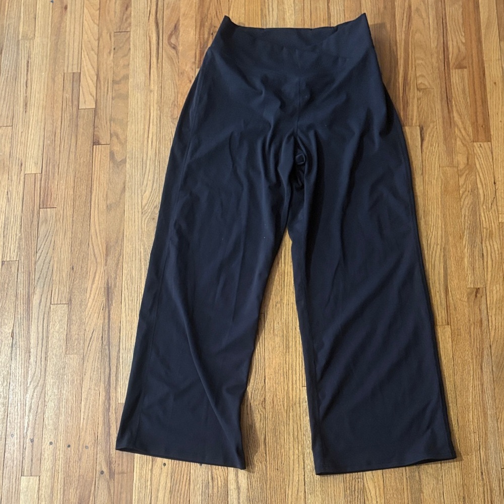 Black Wide-Leg Pants